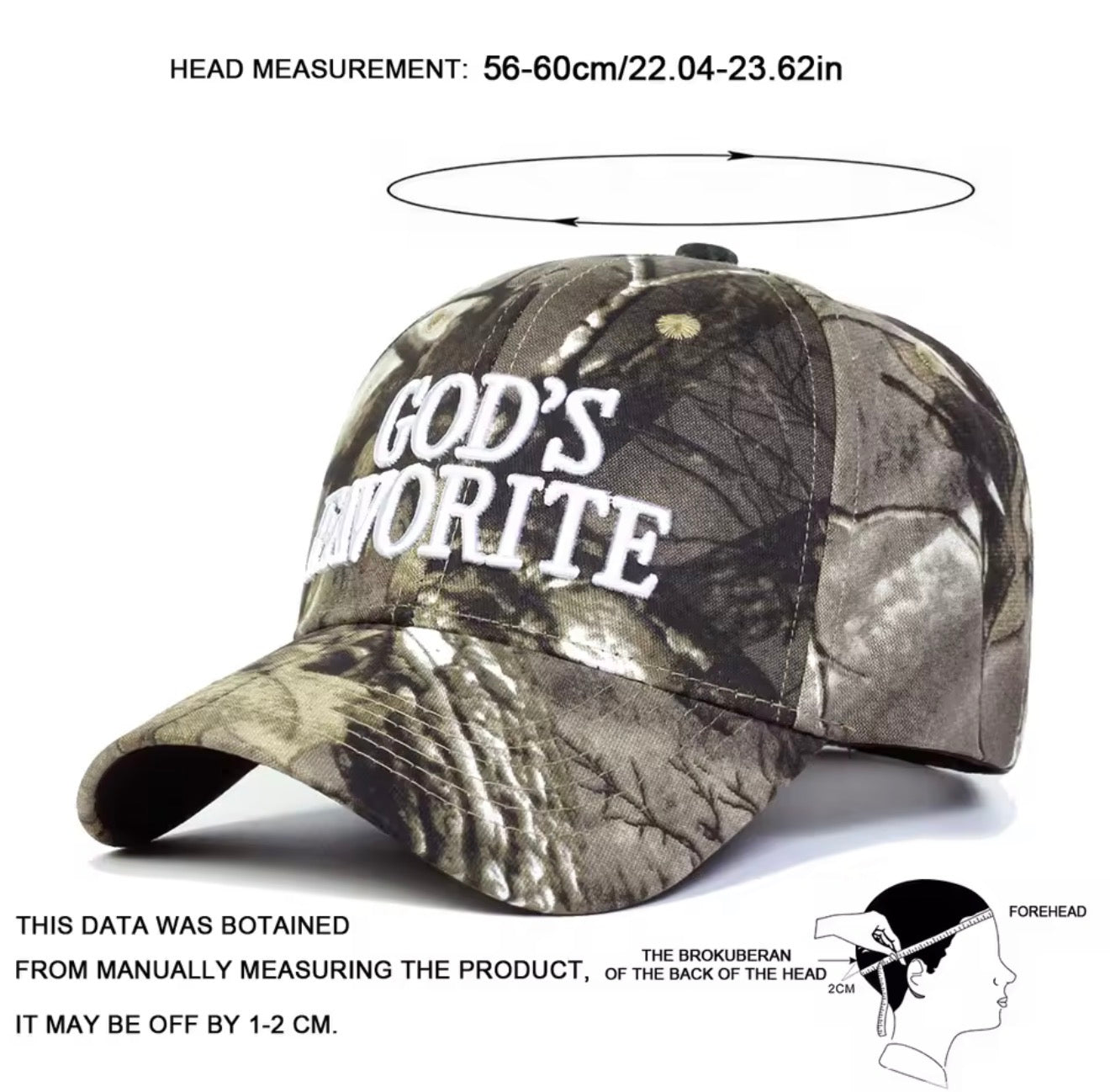 God’s Favorite Camo                (white writing)
